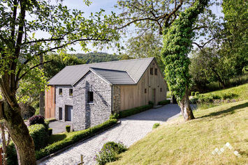 Chalet de vacances à Hastière pour 9 personnes avec terrasse panoramique et abri vélos